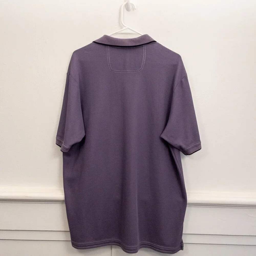 Tommy Bahama Pima Cotton Polo Shirt – Size L | Soft Purple Luxury Casualwear - Picture 2 of 3